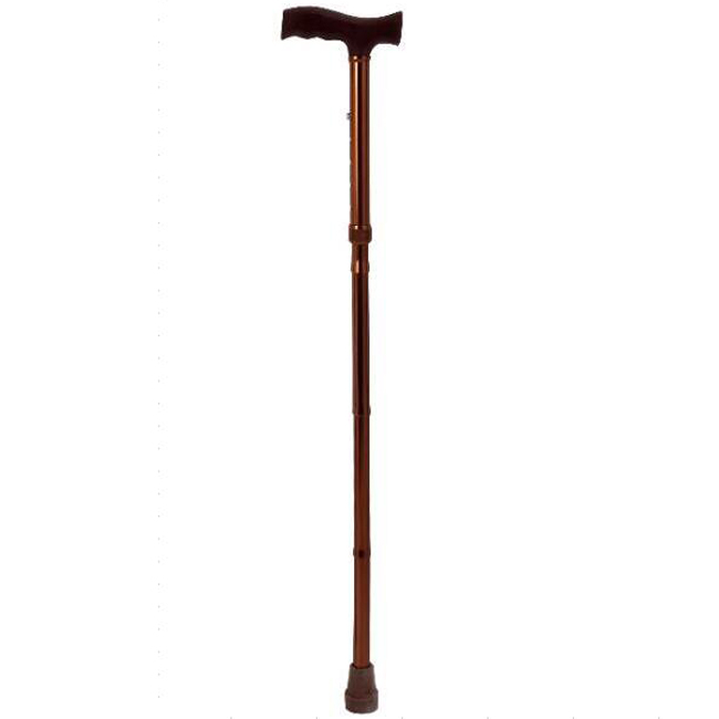 Aluminum Brown Walking Cane Stick crutches WALKING STICK