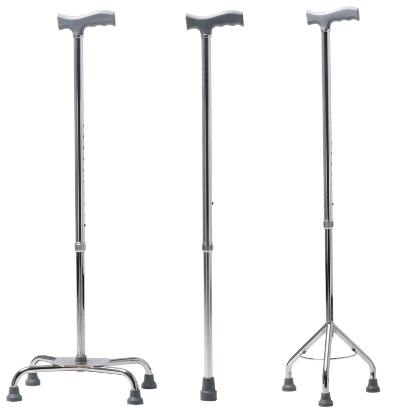 Rubber Foot Elderly Walking Stick Height Adjustable Aluminum Alloy Cane Rehabilitation Therapy Supplies Walking WALKING STICK