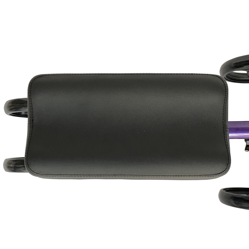 Steel knee walker for user weak in leg STEERABLE KNEE WALKER