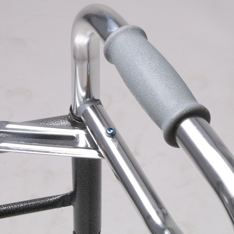 Walking Frame Aluminium Heavy Duty Frame Two-button Folding Walker