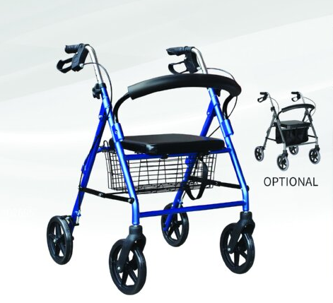 Foldable Aluminum Rollator In the field(s) of Rehabilitation Therapy Supplies