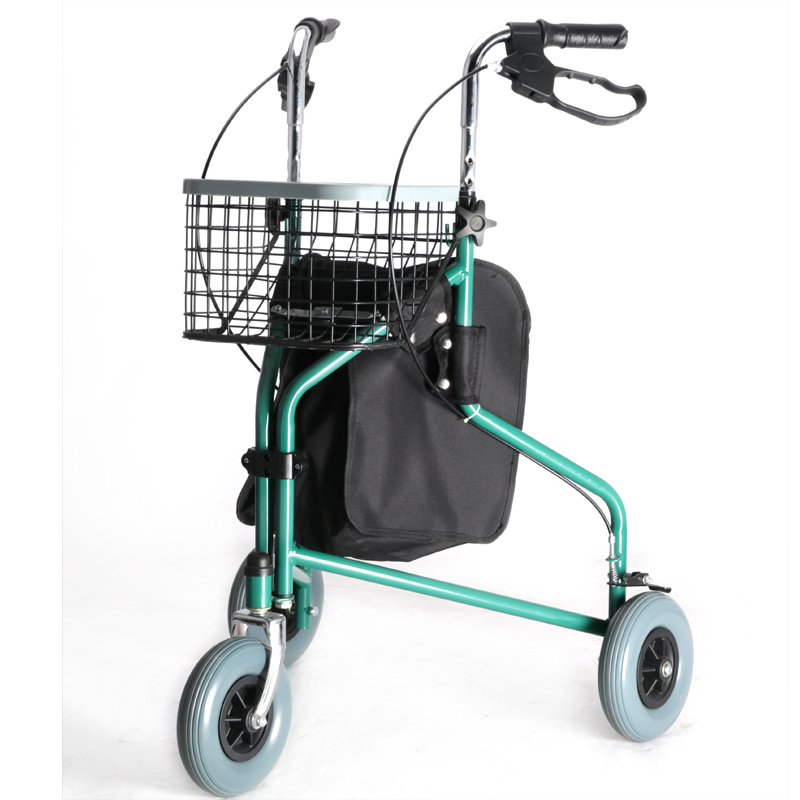 Three Wheels Aluminum Rollator shopping car ROLLATOR