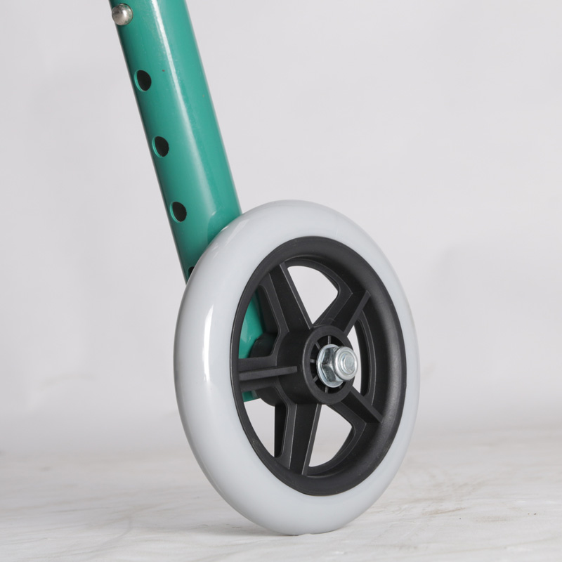 Aluminium Folding Walker with Seat and 2 Wheel ALUMINIUM WALKER