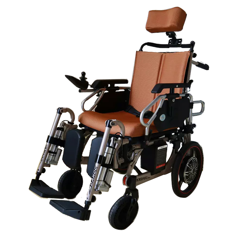 Fully Automatic Reclining Power Electric Wheelchair Folding Homecare