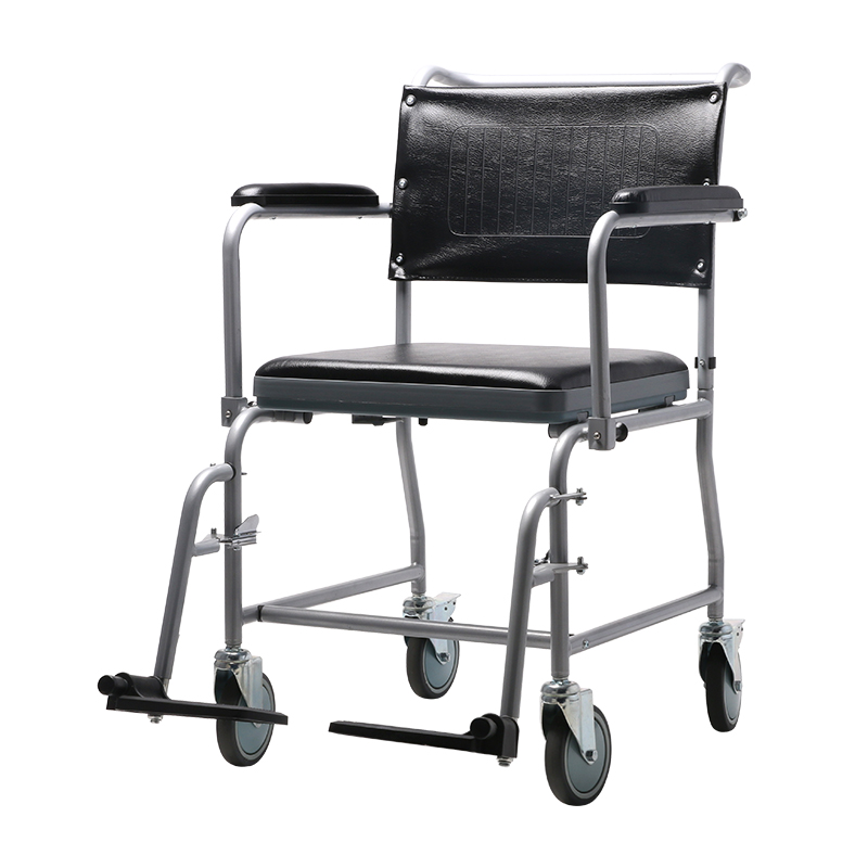 Folding Flip down Armrest Detachable Legrest Toilet Commode Chair Wheelchair COMMODE CHAIR
