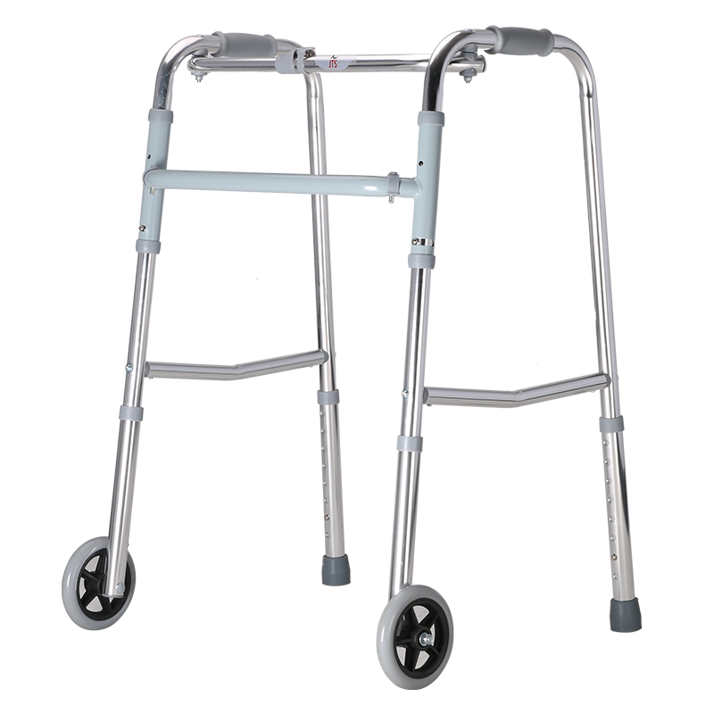 Portable Folding Walker with Wheels WALKING AIDS