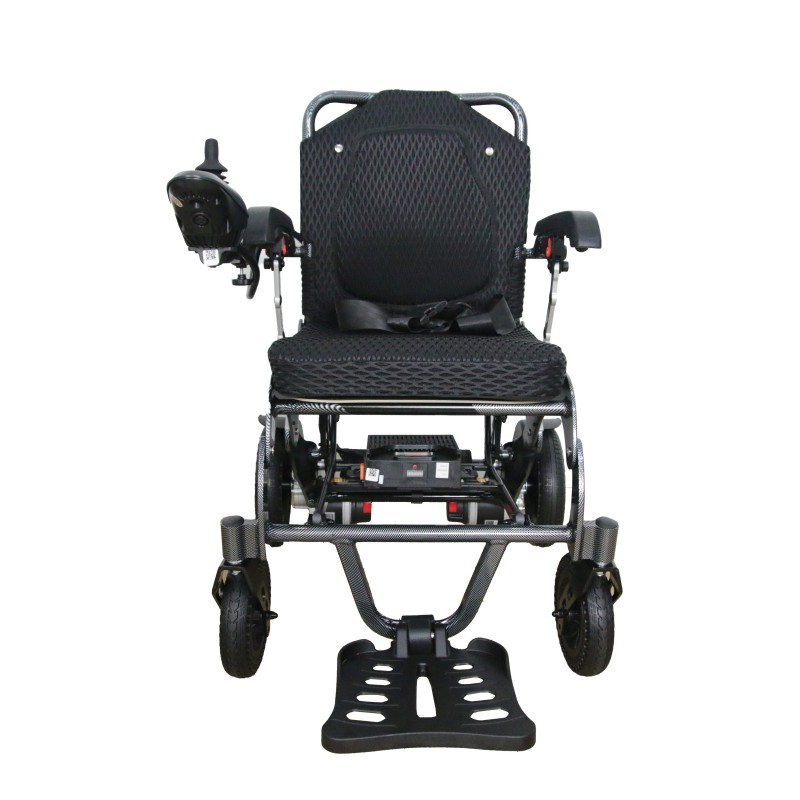 Foldable Aluminum Electric Wheelchair - Lightweight & Stylish for Active Living