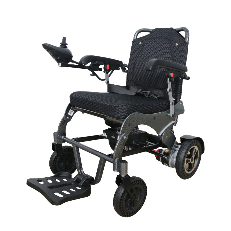 Foldable Aluminum Electric Wheelchair - Lightweight & Stylish for Active Living