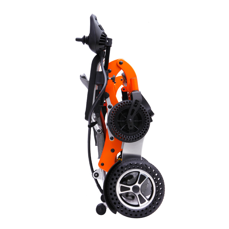 Foldable Aluminum Electric Wheelchair - Lightweight & Stylish for Active Living