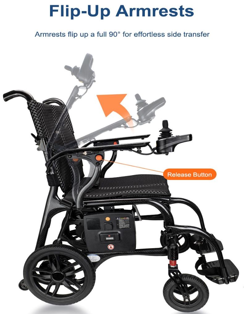 carbon fiber electric wheelchair carbon fiber electric wheelchair