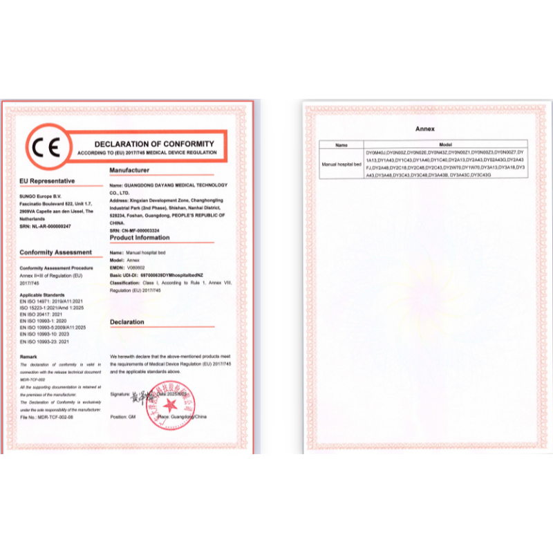 manual hospital bed DOC