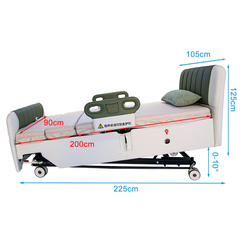 rotating nursing bed