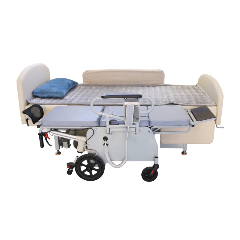 Wheelchair-equipped Nursing Bed Suitable for Various Scenarios