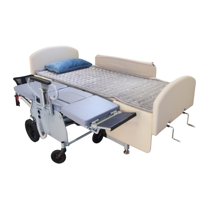 Wheelchair-equipped Nursing Bed Suitable for Various Scenarios
