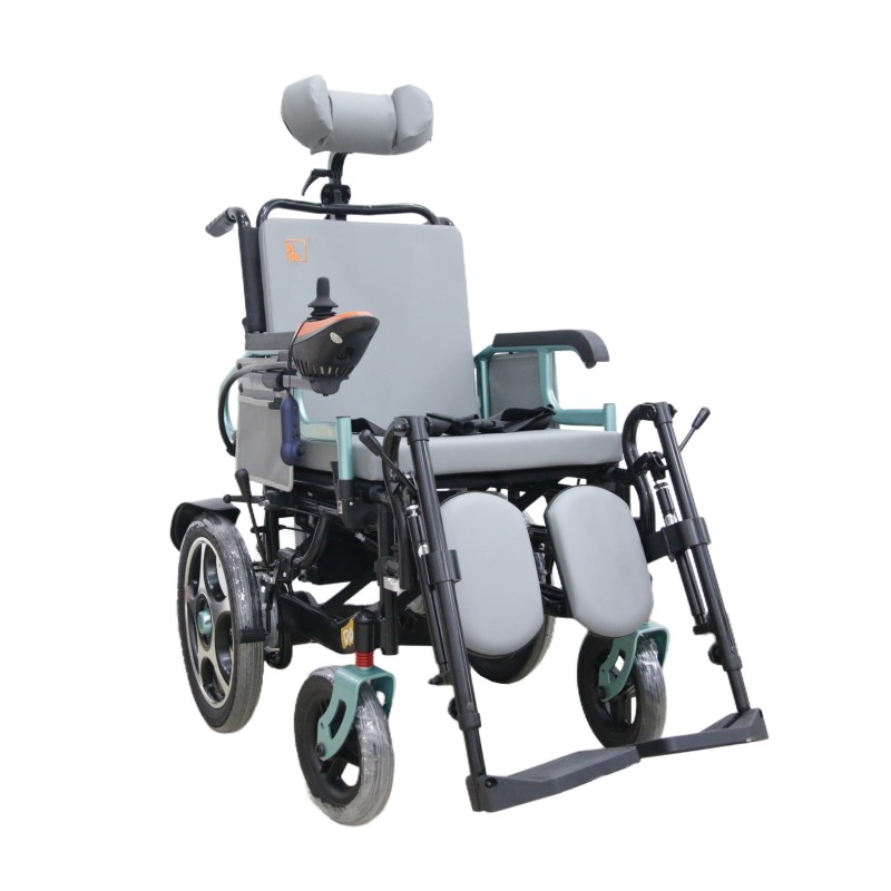 High Back Reclining Wheelchair with Electric Control