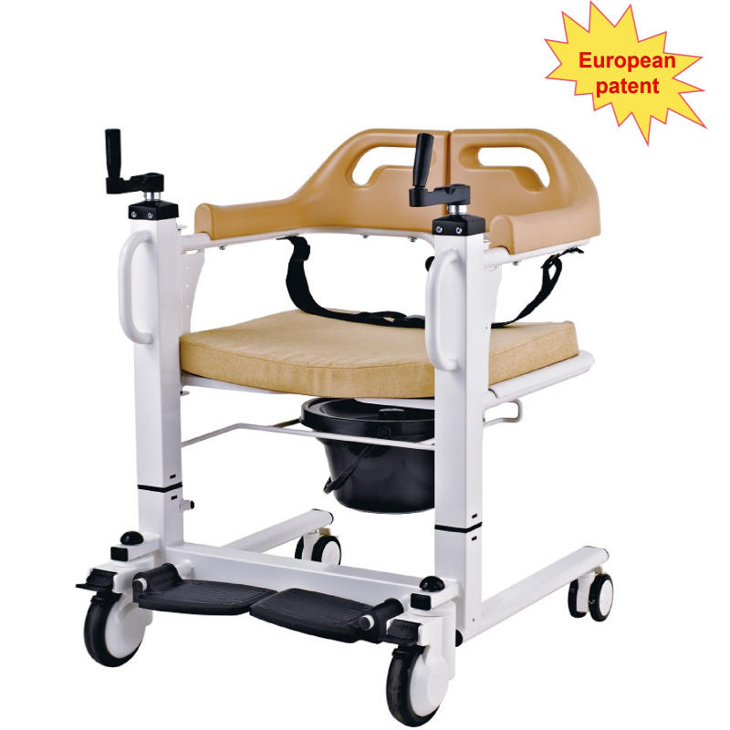 Disabled Transfer Chair with Commode patient lift transfer chair from bed to chair