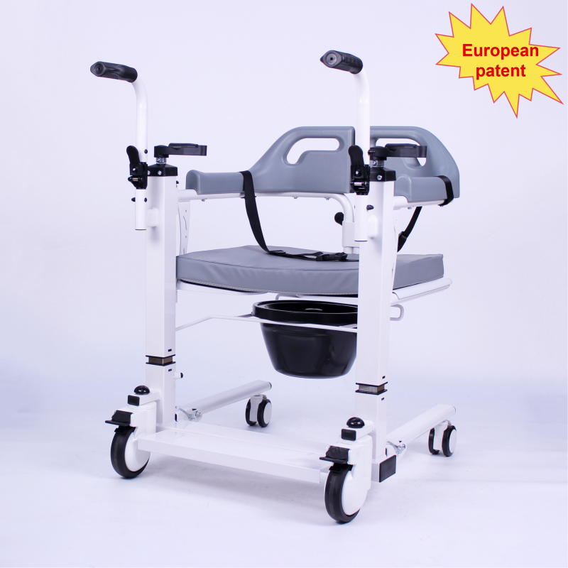 Fast assemble Transfer Chair with Commode