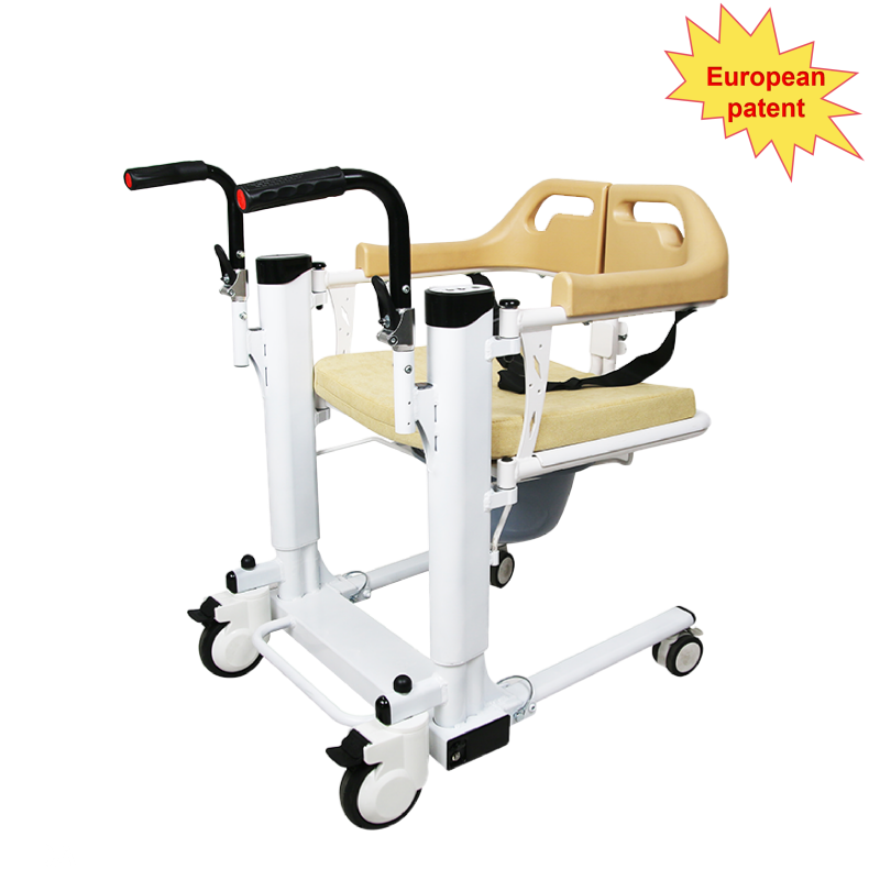 Remote control Electric Transfer Chair with Commode with Dining board （motor inside）water proof TRANSFER CHAIR