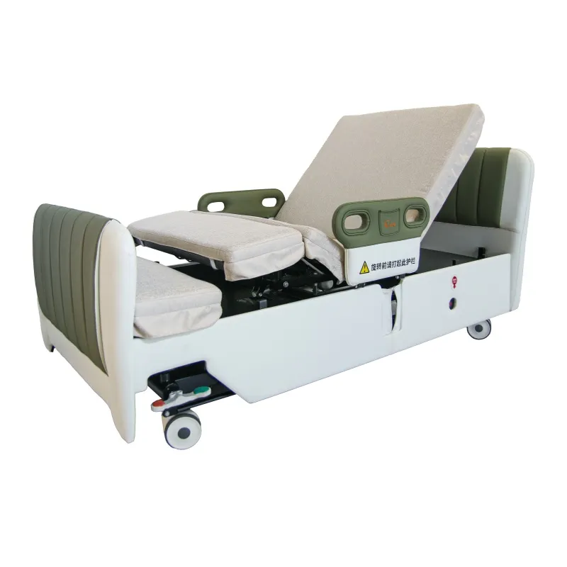 Is it safe to use an electric blanket on an adjustable hospital bed?