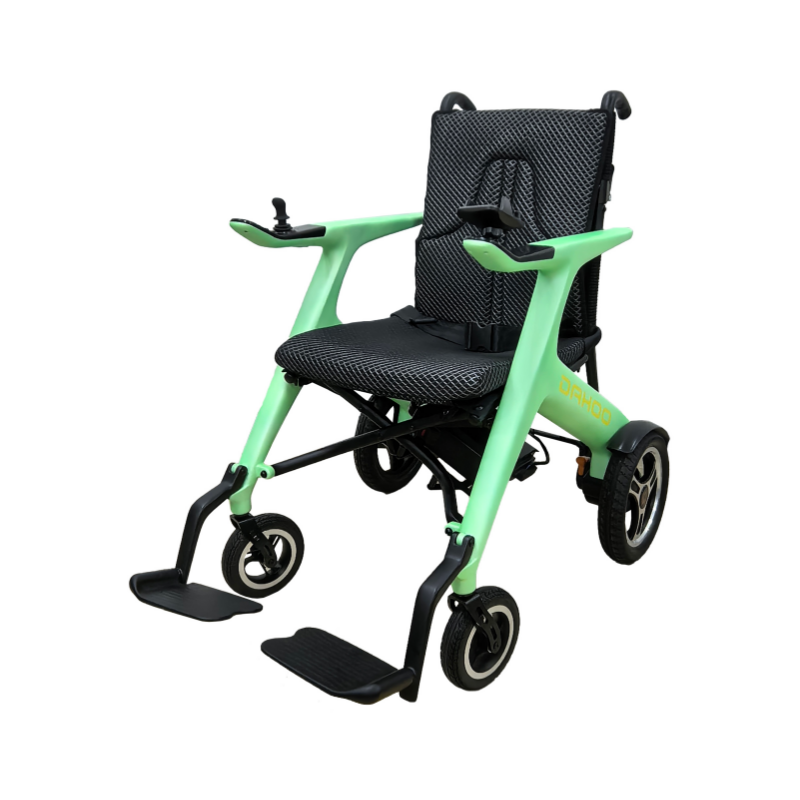 Lightweight Electric Wheelchair Made of High Strength Carbon Fiber