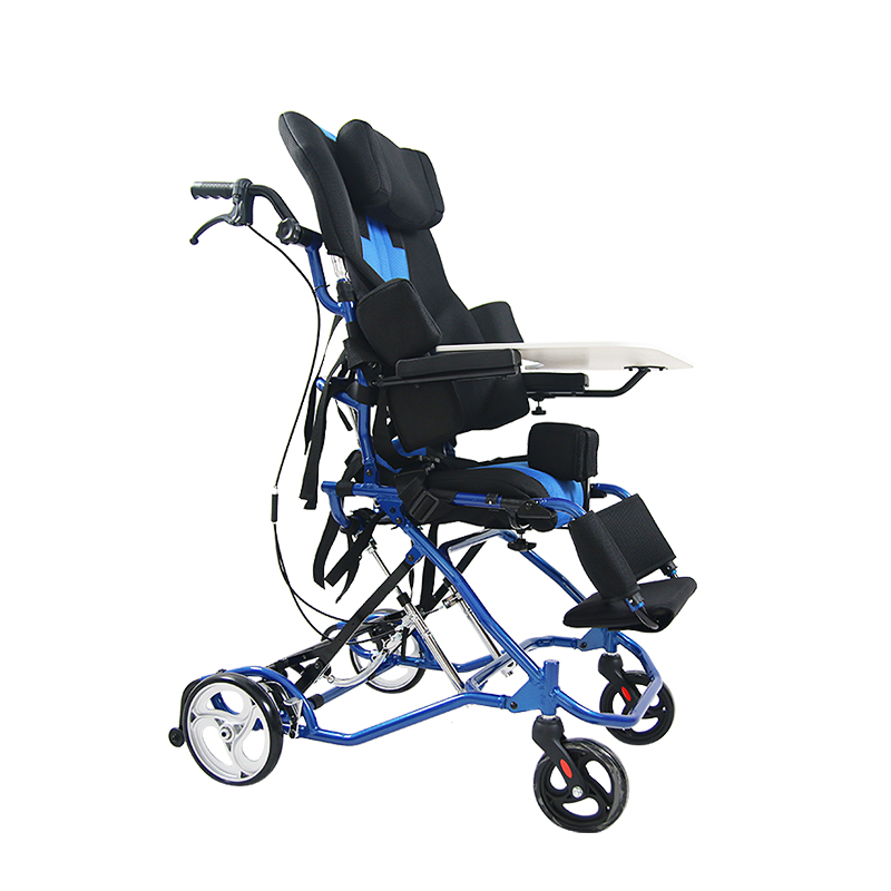 Adjustable Aluminum Alloy Wheelchair for Children with Hemiplegia