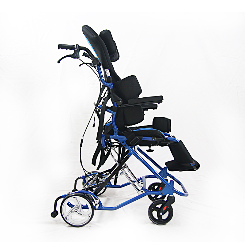 Adjustable Aluminum Alloy Wheelchair for Children with Hemiplegia