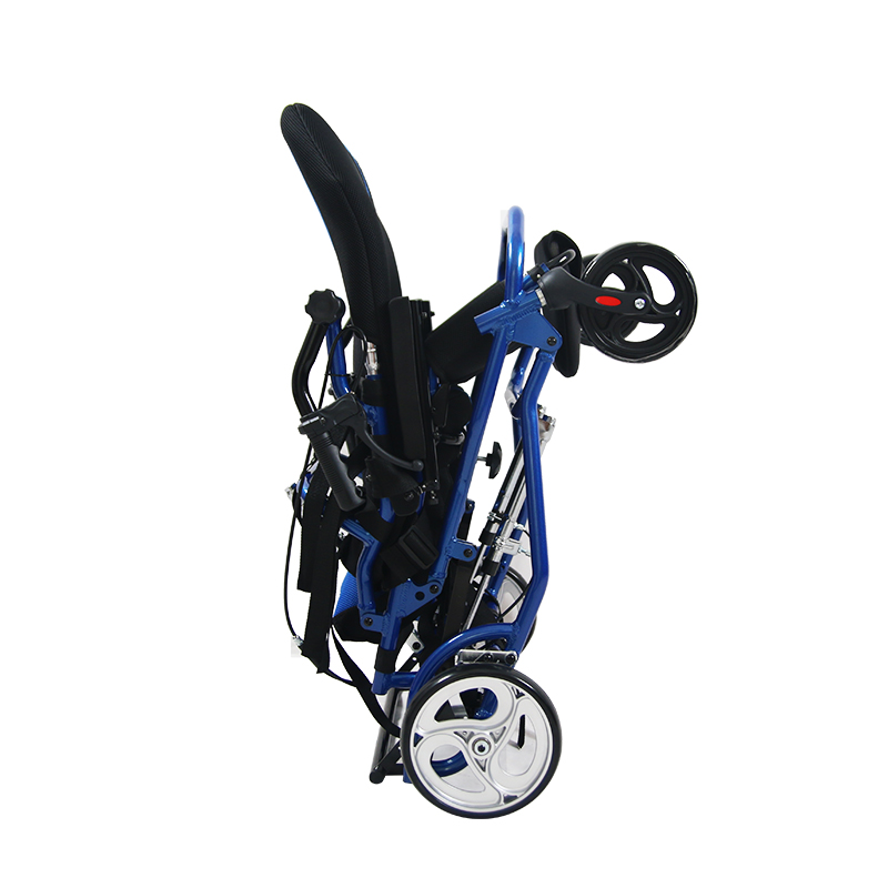 Adjustable Aluminum Alloy Wheelchair for Children with Hemiplegia