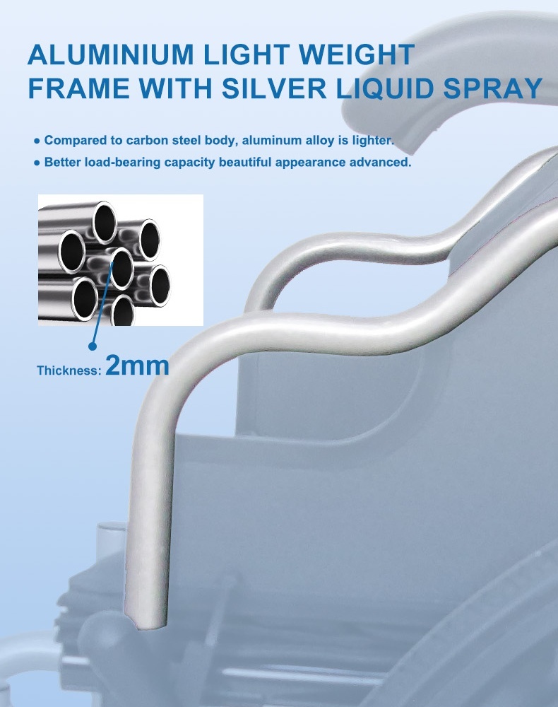 aluminum wheelchair