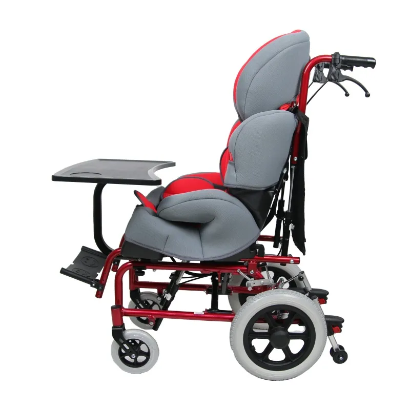 small-wheeled wheelchair
