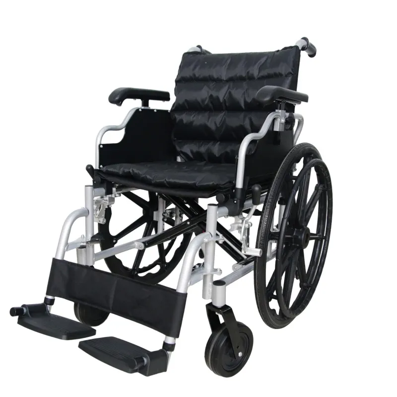 Is it easier to push a wheelchair with large wheels or small wheels?