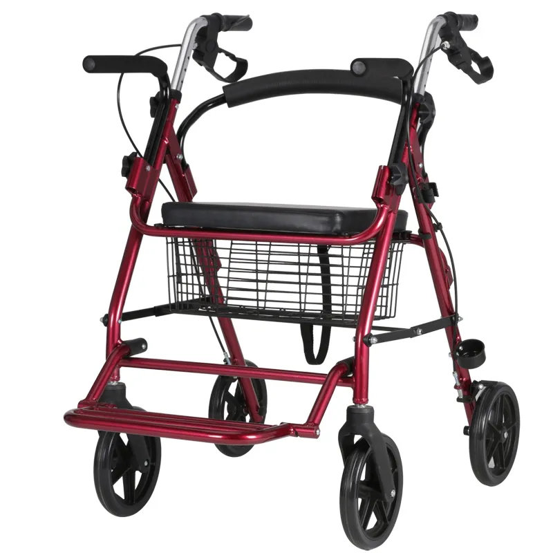 Are four-wheeled rollators and wheelchairs functionally the same?