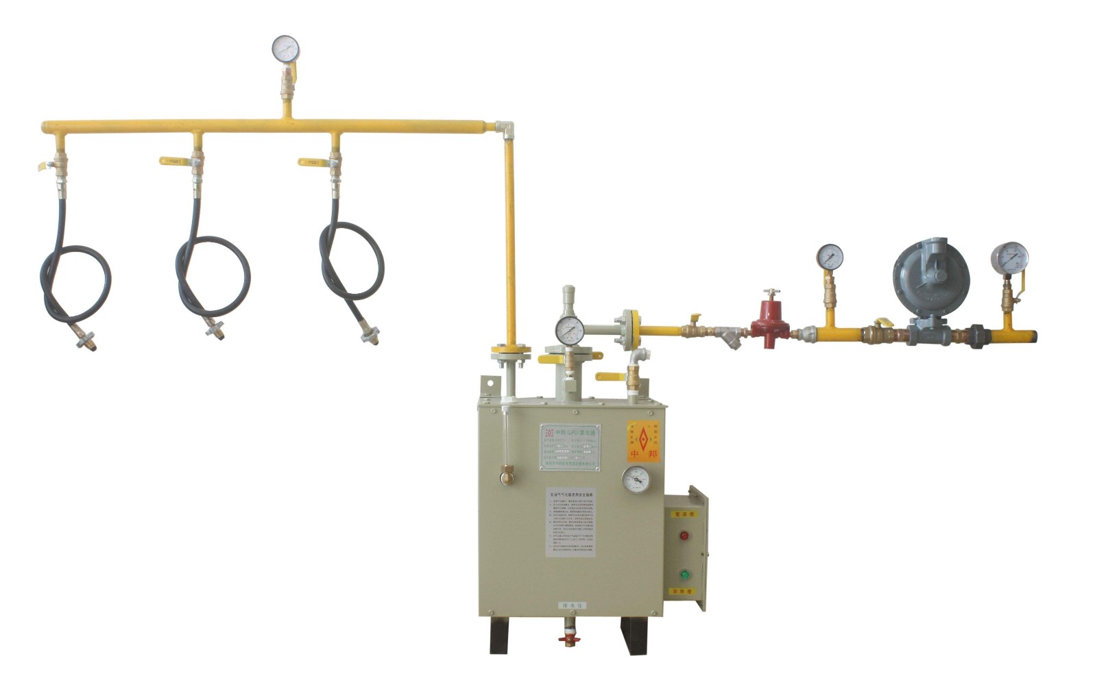 Gas pressure regulating system