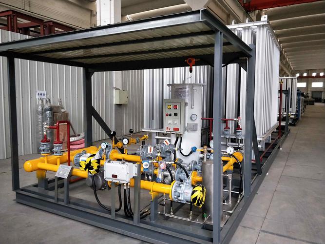 Gas regulation skid