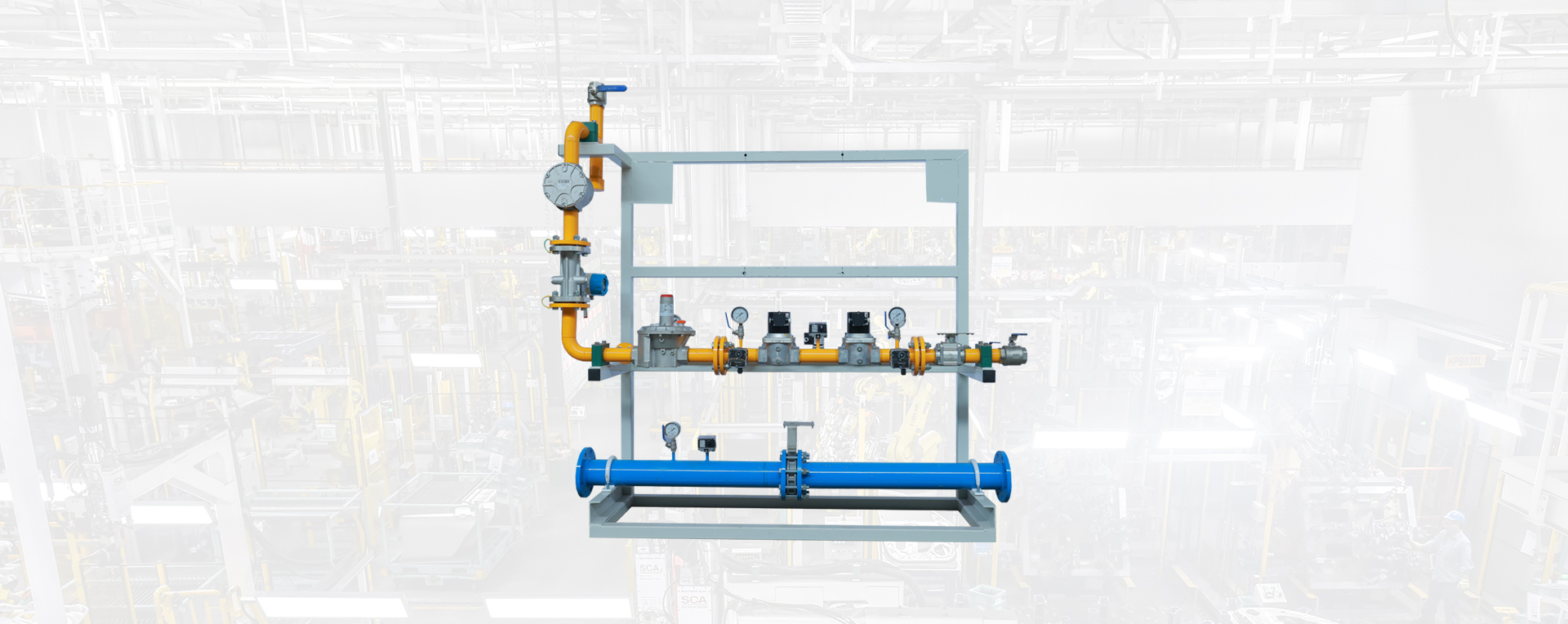 <br>Burner Pressure Regulating skid<br/>