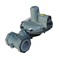 Регулятор давления газа для тяжелых условий эксплуатации, вход 125 фунтов на кв. дюйм