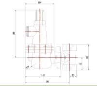 منظم غاز أساسي صناعي ١.٧٢ ميجا باسكال | منافذ DN٥٠ معاهدة حظر الانتشار النووي | تصنيف أمان إس جي 15