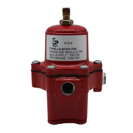 Primary Regulator Gas Pressure Regulating Valve