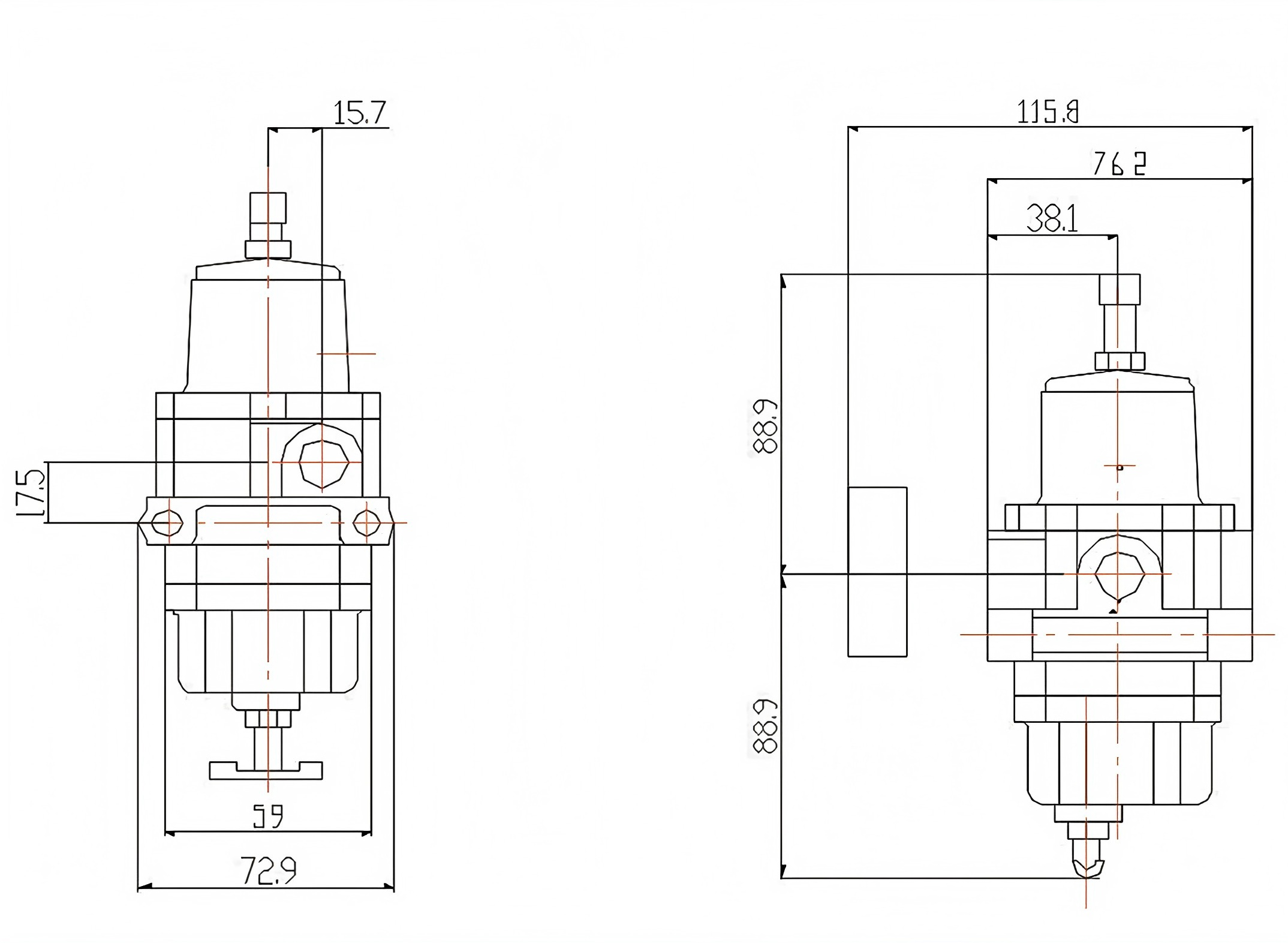Primary Regulator Gas Pressure Regulating Valve