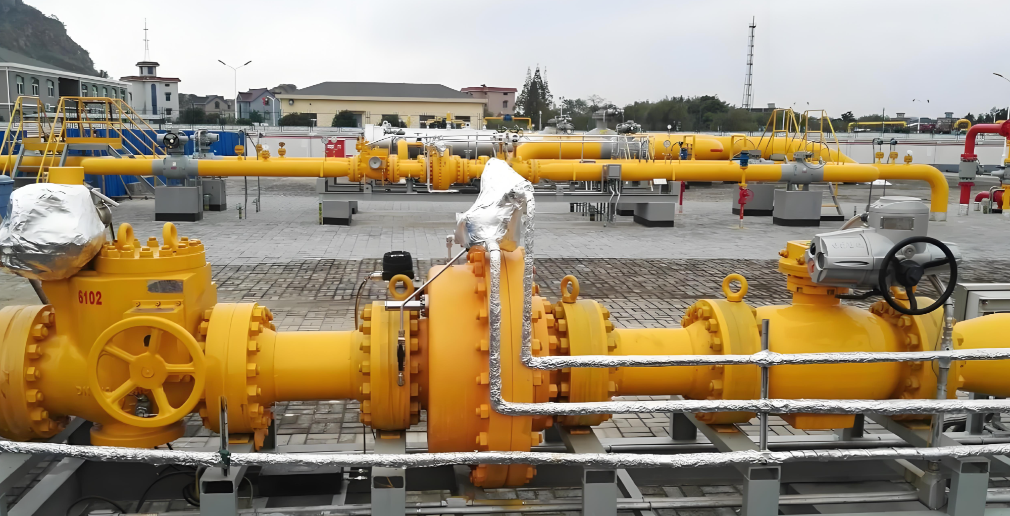Gas Pressure Regulating Skid