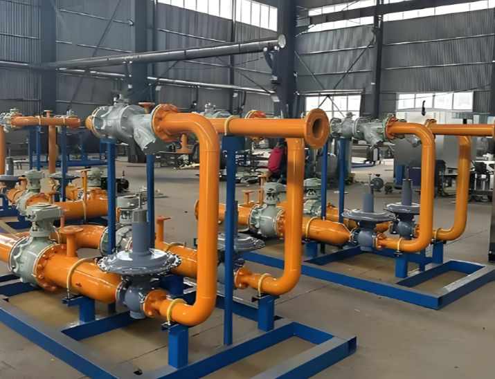 Industrial Gas Pressure Reducing Skid