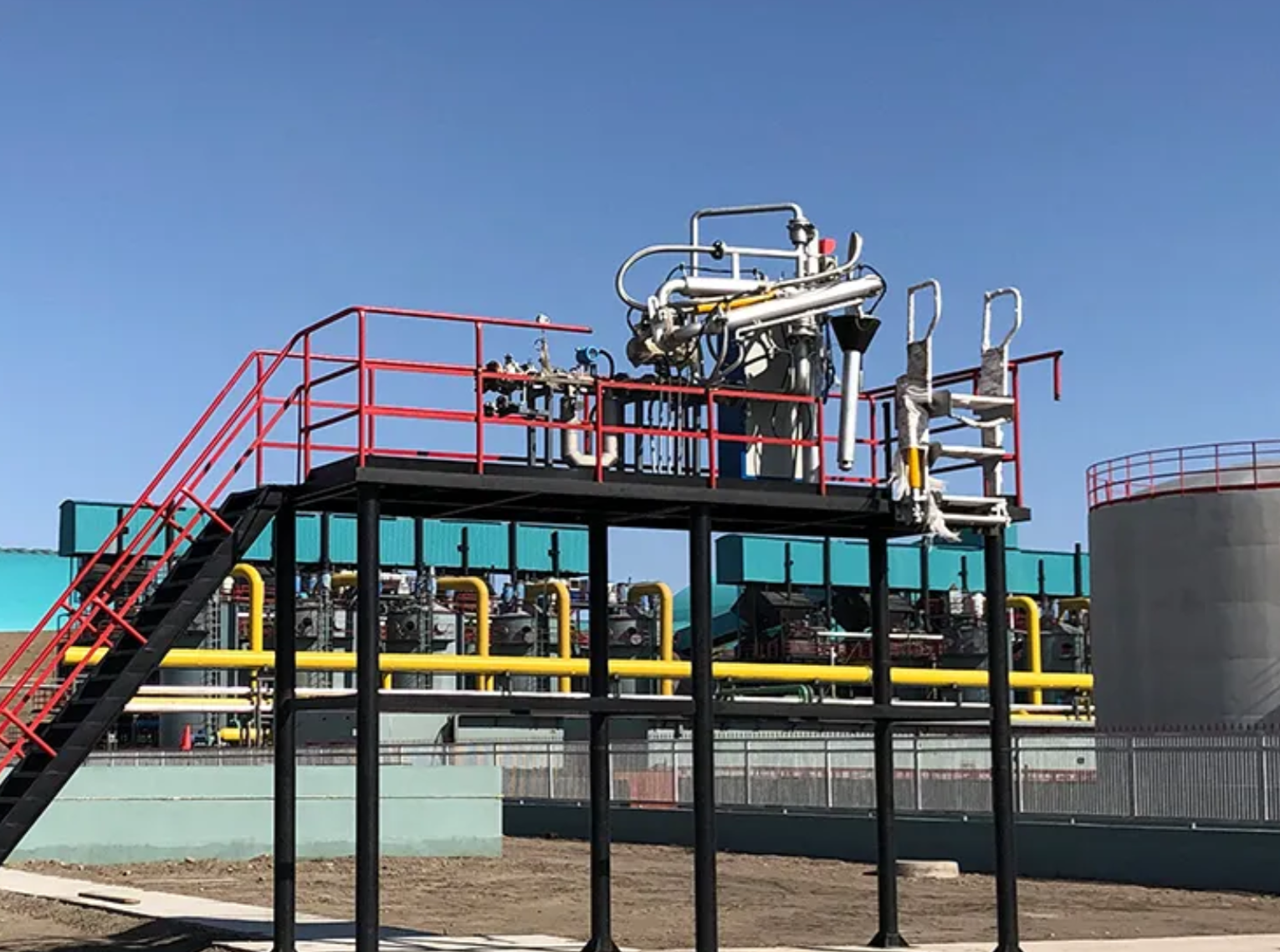 Skid mounted LNG unit