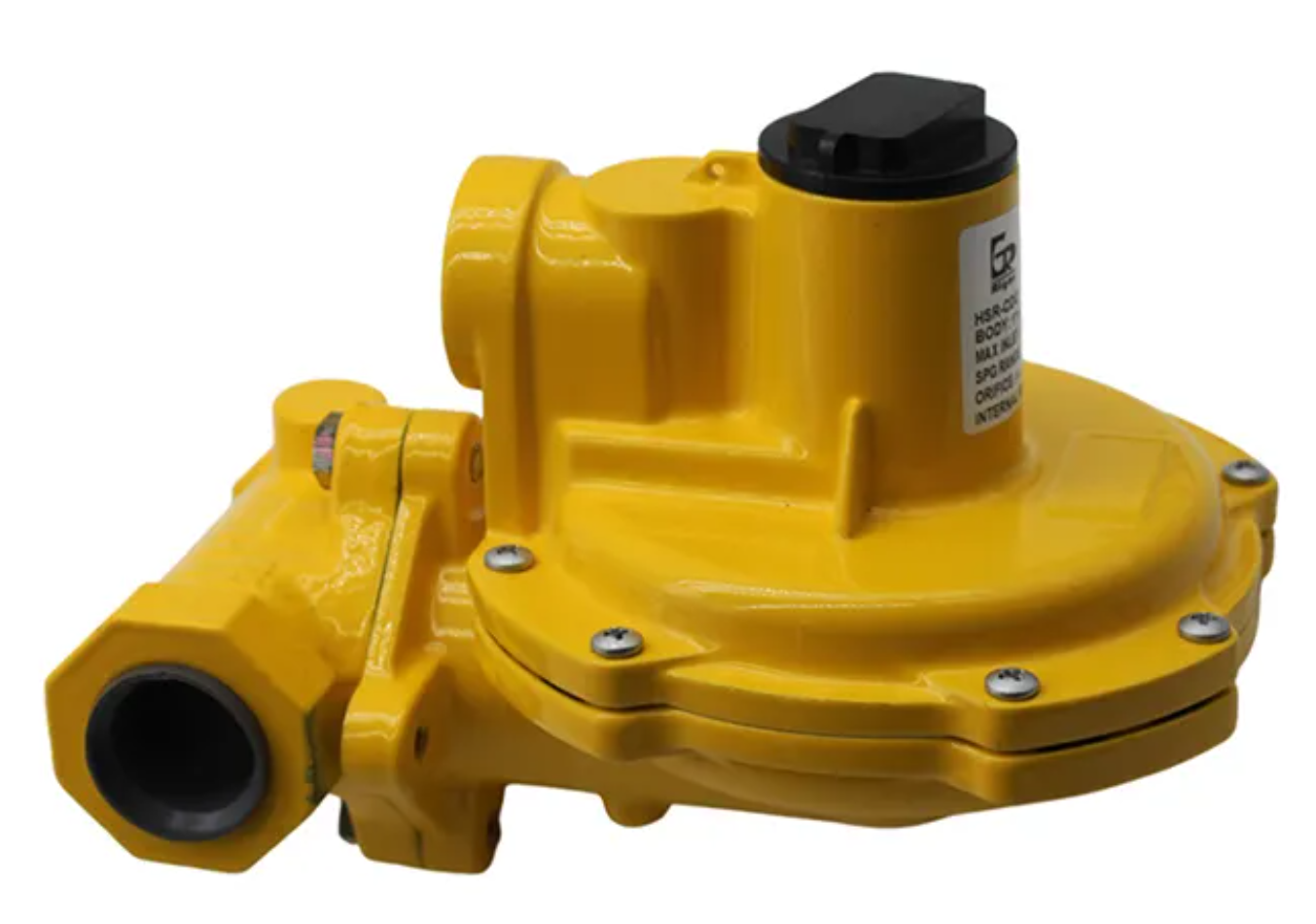 Dual-stage gas pressure regulator