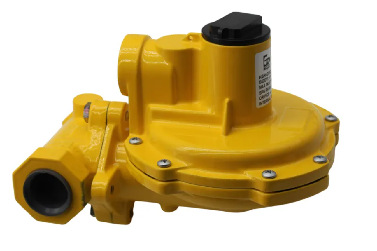 Two stage gas regulator