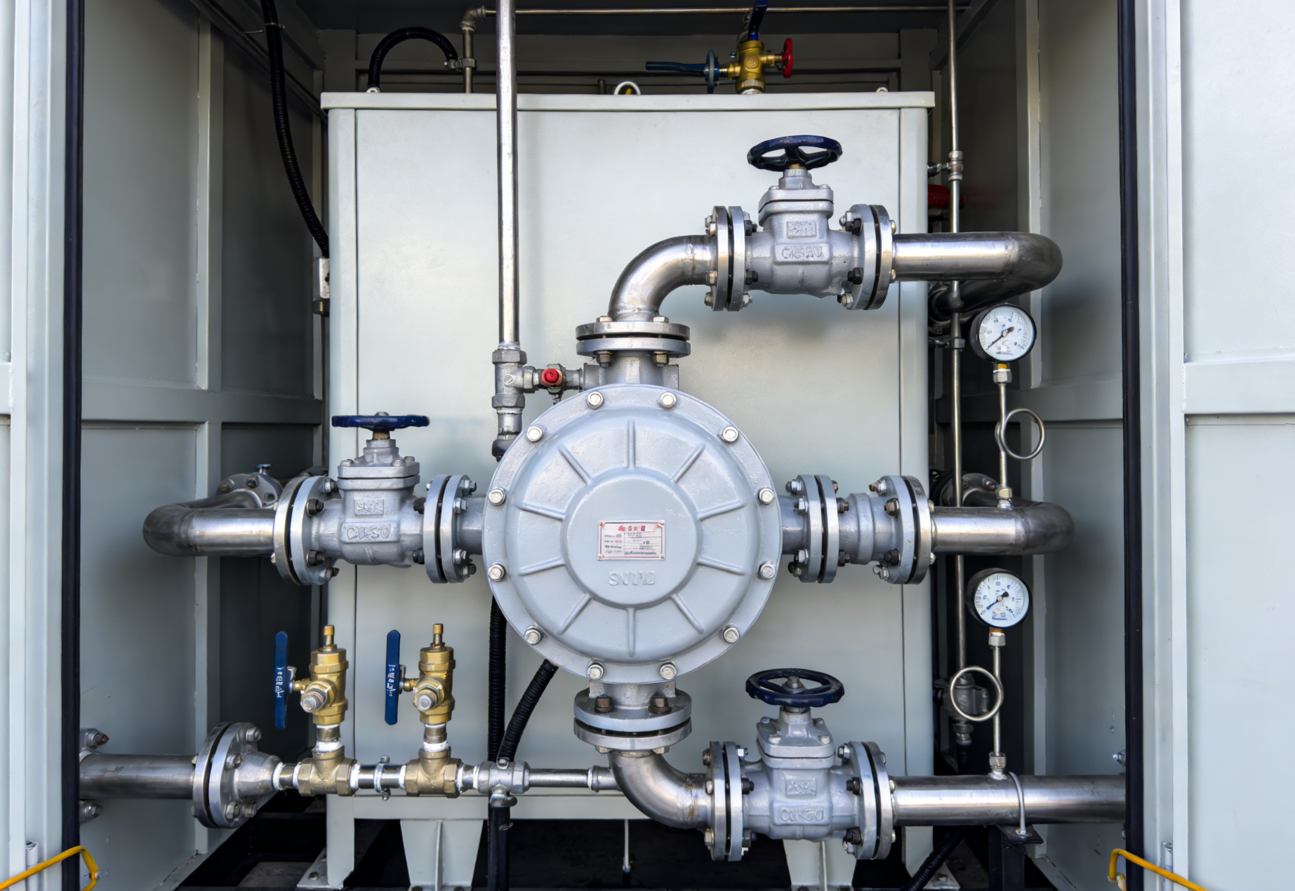 Gas Pressure Regulating Skid