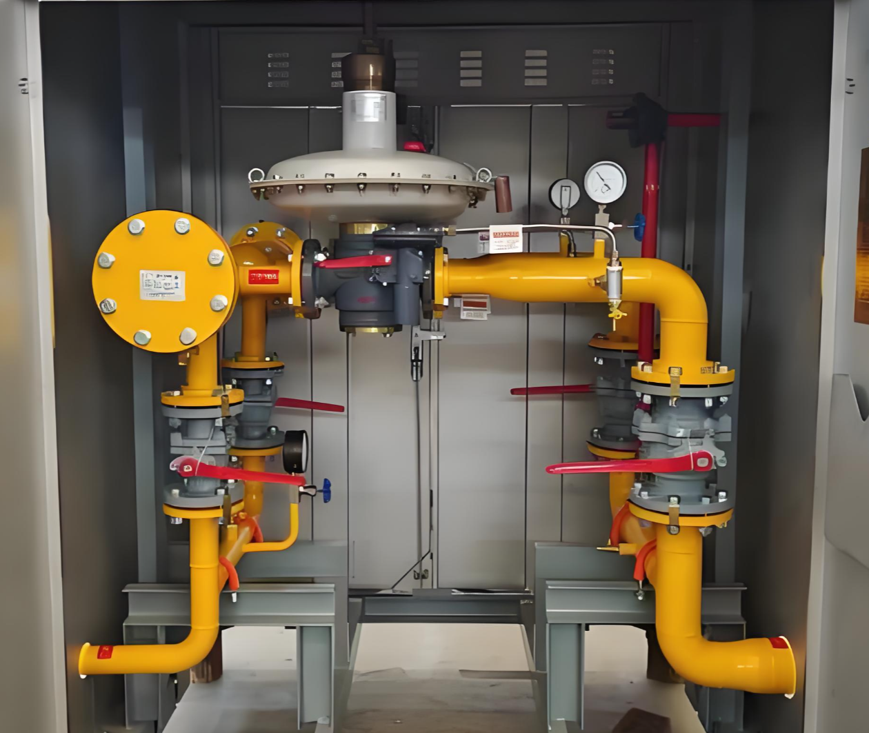 Industrial Gas Pressure Skid