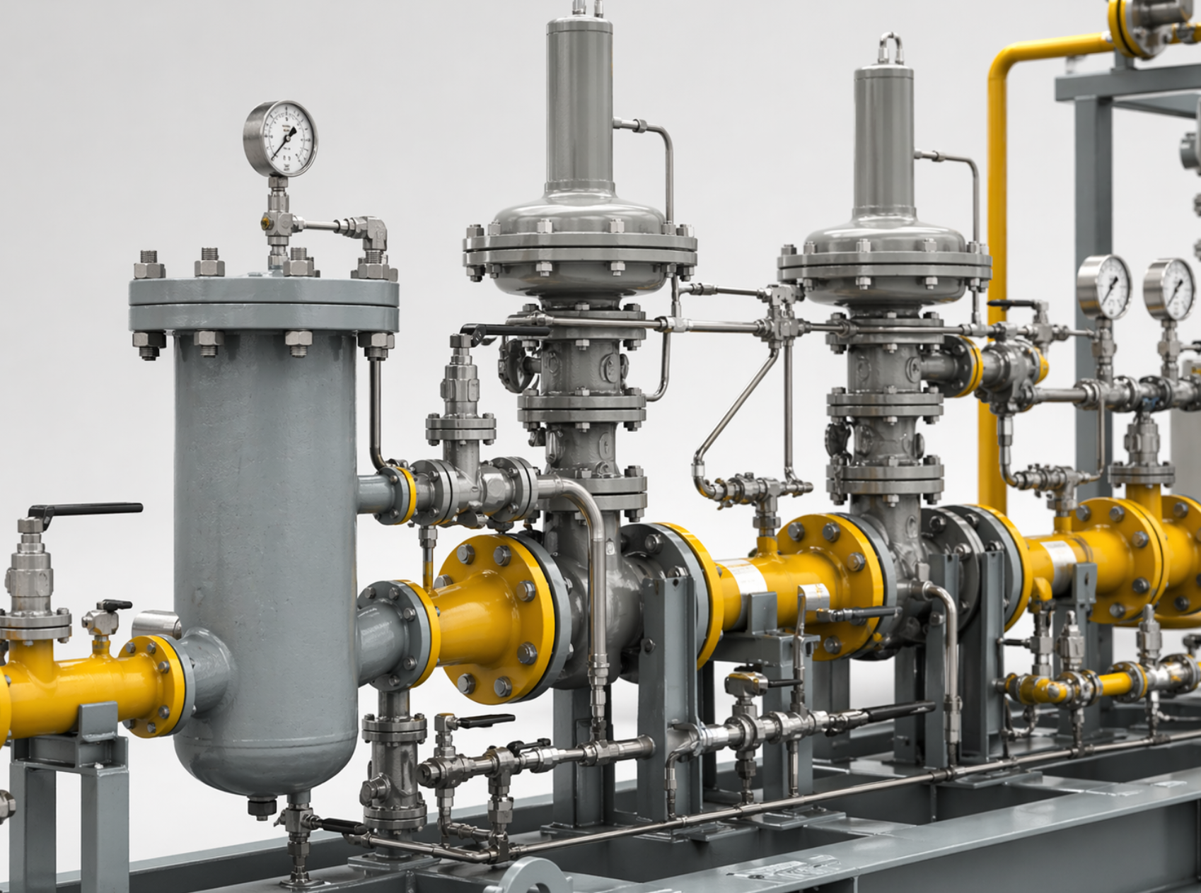 Gas Pressure Regulating Skid