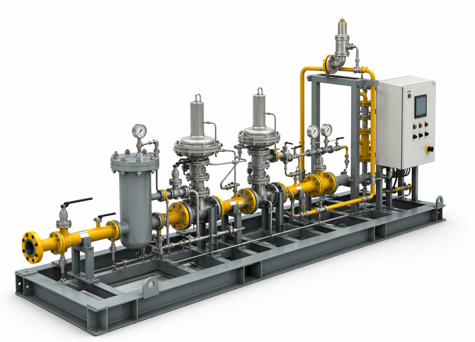 Industrial Gas Regulating Skid Industrial Gas Regulating Skid