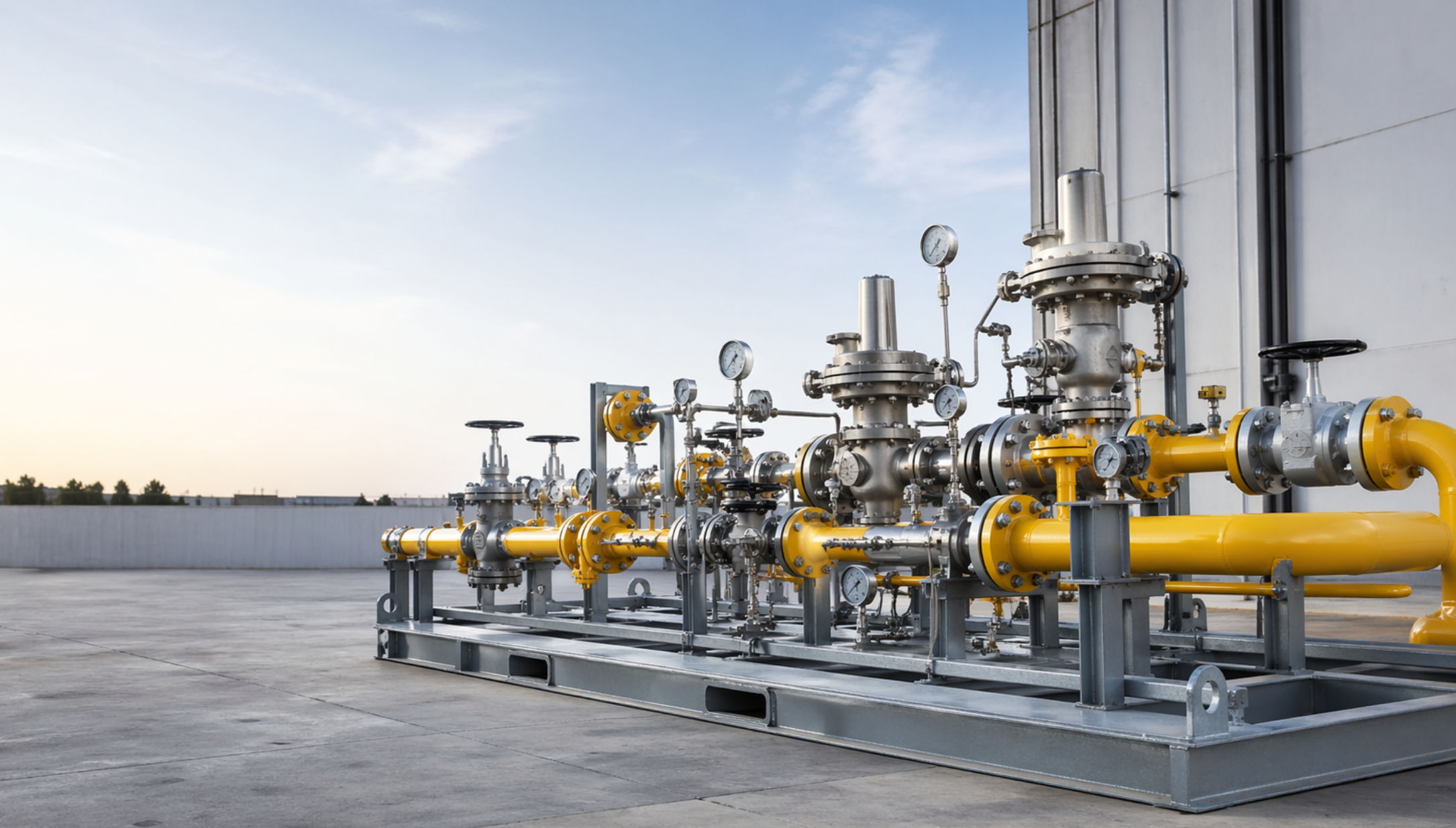 Two Stage Gas Pressure Regulation Two Stage Gas Pressure Regulation