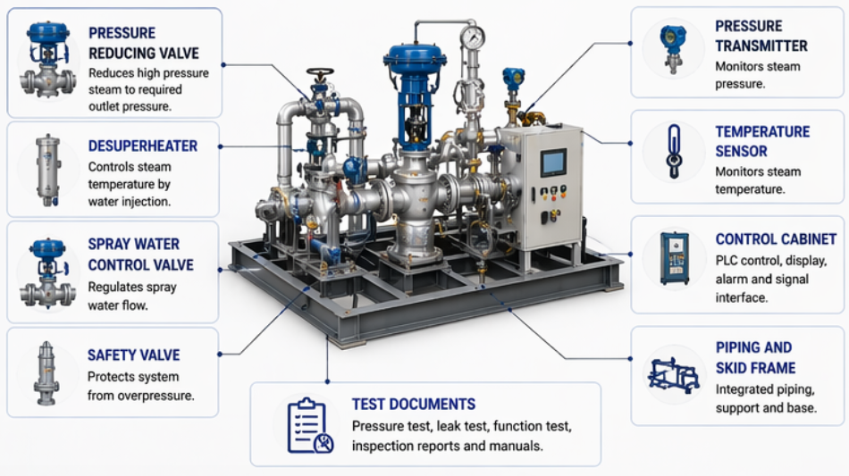Steam Pressure Control Skid Steam Pressure Control Skid