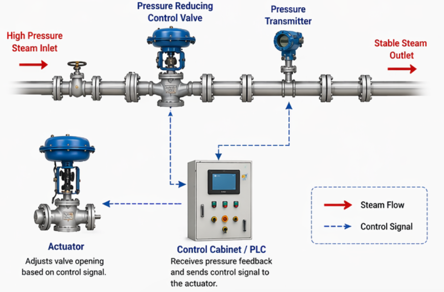 Steam Pressure Reducing System Steam Pressure Reducing System